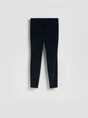 Spodnie damskie - Reserved - Welurowe spodnie - granatowy - miniaturka - grafika 1