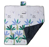 Ręczniki - Mata plażowa koc piknikowy biwakowy palmy 200x200 - miniaturka - grafika 1