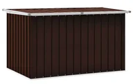 Skrzynie ogrodowe - Brązowa otwierana skrzynia ogrodowa A3-P68 - miniaturka - grafika 1