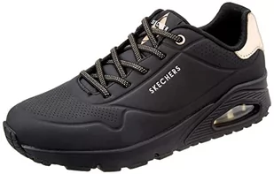 Skechers Damskie trampki UNO, czarne, 5 UK - Trampki damskie - miniaturka - grafika 1