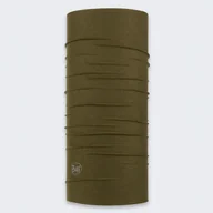 Czapki i chusty sportowe damskie - Chusta wielofunkcyjna Buff Safety Original EcoStretch Solid Military - miniaturka - grafika 1