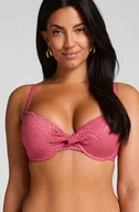 Stroje kąpielowe - Hunkemöller Usztywniany top bikini Lanai z fiszbinami Różowy - miniaturka - grafika 1