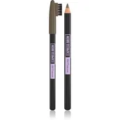 Akcesoria i kosmetyki do stylizacji brwi - Maybelline Express Brow Shaping Pencil, kredka do Brwi 04 Medium Brown - miniaturka - grafika 1