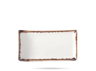 Fine Dine TALERZ SERWINGOWY VANILLA 21,5 x 12 cm PORCELANA EARTH COLOURS - Talerze - miniaturka - grafika 1