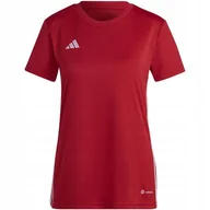 Koszulki i topy damskie - Y7316 Koszulka Damska Adidas Tabela 23 Jersey Czerwona Hs0540 R L - miniaturka - grafika 1