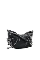 Torebki damskie - Desigual Women's BOLS_Mickey Rock Kuwait M, czarna, czarny - miniaturka - grafika 1