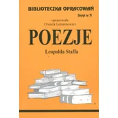 Lektury szkoła podstawowa - Biblios Urszula Lementowicz Biblioteczka Opracowań. „Poezje” Leopolda Staffa - miniaturka - grafika 1