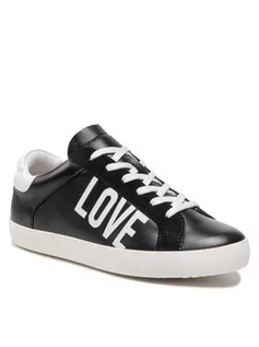 Sneakersy damskie - LOVE MOSCHINO Sneakersy JA15532G0EIAB00A Czarny - grafika 1