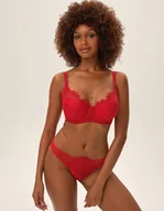 Biustonosze - Biustonosz usztywniany Oksana - czerwony 65G - miniaturka - grafika 1