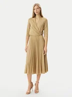 Sukienki - Rinascimento Sukienka koktajlowa CFC0122980003 Złoty Regular Fit - miniaturka - grafika 1
