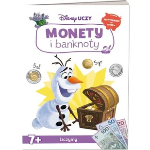 Disney uczy.  Kraina Lodu. Monety i banknoty - Książki edukacyjne - miniaturka - grafika 1