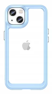 Outer Space Case etui do iPhone 13 sztywny pokrowiec z żelową ramką niebieski - Etui i futerały do telefonów - miniaturka - grafika 1