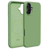 Etui i futerały do telefonów - Etui ETTERI Silicone Mag do Apple iPhone 16 Jasnozielony - miniaturka - grafika 1