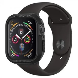 Spigen ETUI RUGGED ARMOR APPLE WATCH 4/5/6/SE (44MM) BLACK - Akcesoria do smartwatchy - miniaturka - grafika 1