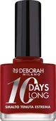 Lakiery do paznokci - Deborah Deborah, 10 Days Long, Quick-Dry, Nail Polish, 161, Dark Red, 11 ml For Women - miniaturka - grafika 1