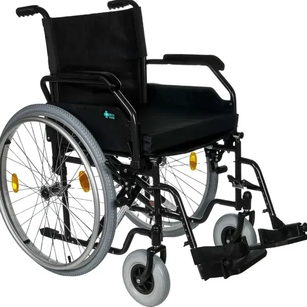 Stalowy wózek inwalidzki składany dla niepełnosprawnych seniorów Cruiser 1