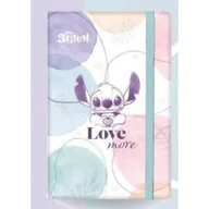 Szkolne artykuły papiernicze - Notes A5 80 k. w linię z gumką Disney Fashion Stitch wzór 1 - miniaturka - grafika 1