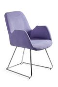 Krzesła - UniqueMeble Fotel, krzesło do jadalni, salonu, city, niebieski - miniaturka - grafika 1