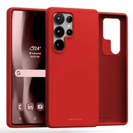 Etui i futerały do telefonów - Etui MERCURY Pure Magsafe Silicone do Samsung Galaxy S25 Ultra Czerwony - miniaturka - grafika 1