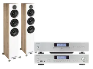 Zestawy stereo - Rotel A12 MKII (srebrny) + CD14 MKII (srebrny) + Debut Reference F5 (biały) - miniaturka - grafika 1