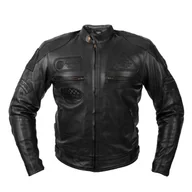 Odzież motocyklowa - Męska skórzana kurtka motocyklowa W-TEC Urban Noir, Czarny, 5XL - miniaturka - grafika 1