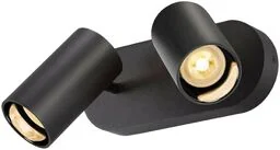 SLV - Asto Tube 2 Lampa Sufitowa Black SLV - Lampy sufitowe - miniaturka - grafika 1