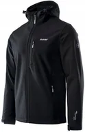 Kurtki męskie - Męski Softshell Hi-tec Caen Kurtka z Kapturem Wodoodporna Membrana 8000 M - miniaturka - grafika 1