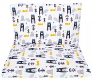 Pościel dla dzieci - POŚCIEL 120x90 DO ŁÓŻECZKA 120x60 POSZEWKI Z WYPEŁNIENIEM - Bobry - miniaturka - grafika 1