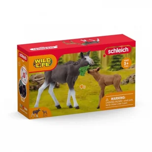 schleich WILD LIFE Moose Family - Figurki dla dzieci - miniaturka - grafika 1