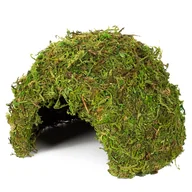 Dekoracje do terrarium - Repti-Zoo Natural Mossy Dome M  - Kryjówka Z Mchu - miniaturka - grafika 1
