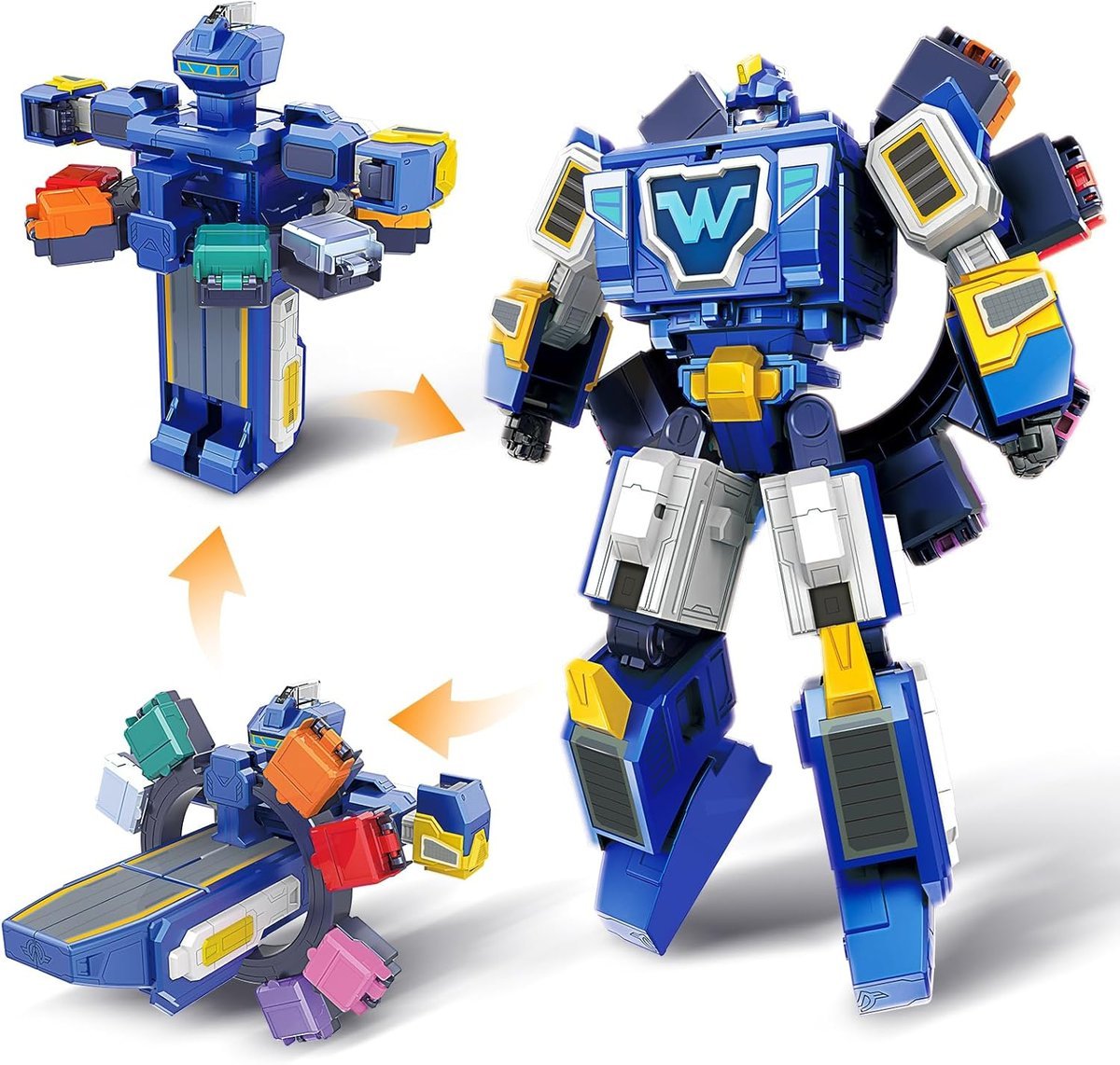 Super Wings 3 w 1 World Space transmitujący robot z mini figurkami Jett i Dizzy