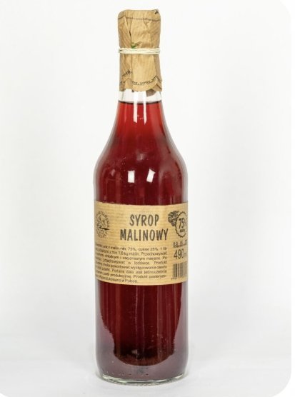 Syrop malinowy Nadwarciańskie Specjały 490ml