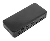 Stacje dokujące i replikatory portów - Targus USB-C Universal DV4K Docking Station 100W PD - miniaturka - grafika 1
