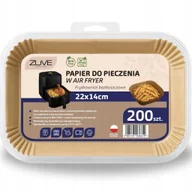 Akcesoria i części AGD - Wkłady AIR FRYER Zuve 200x papier do frytkownicy beztłuszczowej 22x14 Ninja - miniaturka - grafika 1
