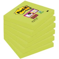 Szkolne artykuły papiernicze - BLOCZEK SAMOPRZYLEPNY POST-IT SUPER STICKY 76 X 76 MM. 6 X 90 K. 654-6SS-AW MORSKA FALA - miniaturka - grafika 1