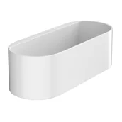 Półki łazienkowe - Hansgrohe WallStoris Koszyk prysznicowy biały mat 27912700 - odbiór osobisty: Kraków, Warszawa - miniaturka - grafika 1