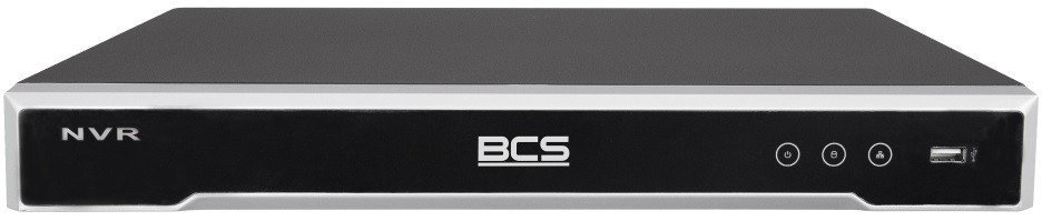 IP 16-kanałowy BCS-V-NVR1602-A-8K-16P, 2 dyskowy, 32Mpx, HDMI 8K