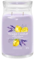 Świece - Yankee Candle Signature Lemon Lavender Świeca Duża 567g - miniaturka - grafika 1