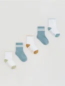 Skarpetki dla dzieci - Reserved - Skarpetki 5 pack - biały - miniaturka - grafika 1
