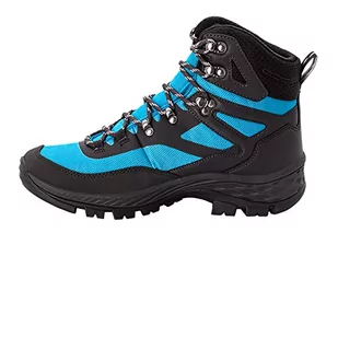 Jack Wolfskin Męskie buty trekkingowe Rebellion Guide Texapore Mid M, BLUE LIME, 43 EU - Buty trekkingowe męskie - miniaturka - grafika 1