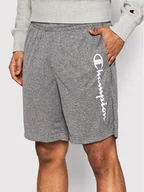 Spodnie sportowe męskie - CHAMPION Szorty sportowe 217118 Szary Athletic Fit - miniaturka - grafika 1