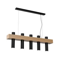 Lampy sufitowe - Milagro Lampa wisząca WEST BLACK 5xGU10 MLP5511 - miniaturka - grafika 1