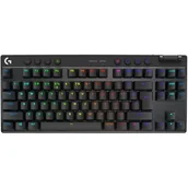 Klawiatury - Klawiatura Logitech Gaming G PRO X TKL Lightspeed, US (920-012136) Czarna - miniaturka - grafika 1