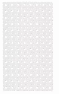Kleine Wolke Ivy Mata bezpieczeństwa do wanny biały 39x 69 cm - Akcesoria łazienkowe - miniaturka - grafika 1