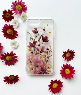 Etui na telefon - różowa eksplozja - Etui i futerały do telefonów - miniaturka - grafika 1