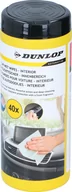 Akcesoria do mycia samochodu - Chusteczki nawilżające do czyszczenia kokpitu DUNLOP x40 - miniaturka - grafika 1