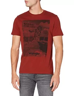 Wrangler T-shirt męski Ss Motel Tee - Koszulki męskie - miniaturka - grafika 1