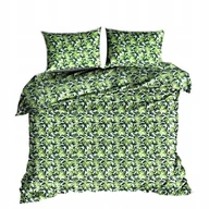 Pościel - pościel bawełna lux 160x200 + 2 poszewka B 361 monster drobny zielony jasny - miniaturka - grafika 1