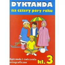 Robert Zaręba Dyktanda na cztery pory roku SP kl.1 - Pomoce naukowe - miniaturka - grafika 1