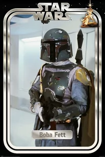 Star Wars Boba Fett Retro Packaging - plakat 61x91,5 cm - Plakaty - miniaturka - grafika 1
